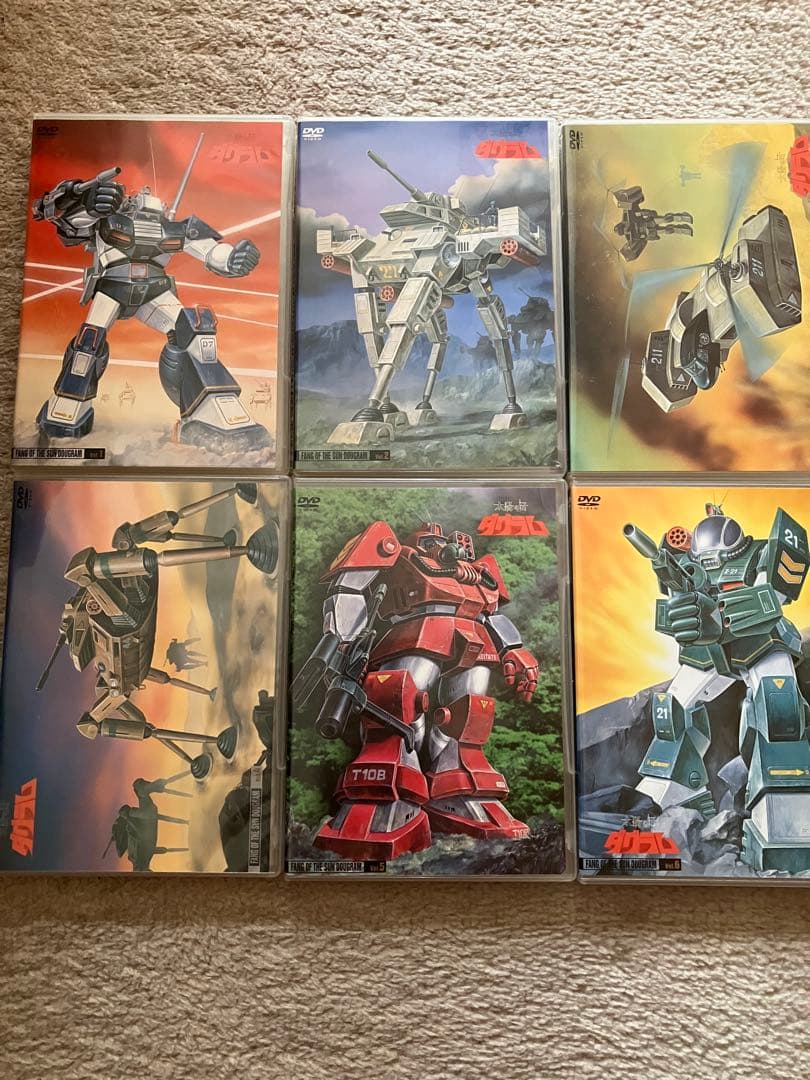 太陽の牙ダグラム DVD 全15巻　劇場版付　全16巻　セル版　ボトムス