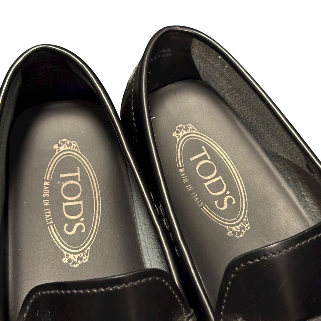 TOD'S トッズ ゴンミーニ ビットローファー ドライビングシューズ　28.5