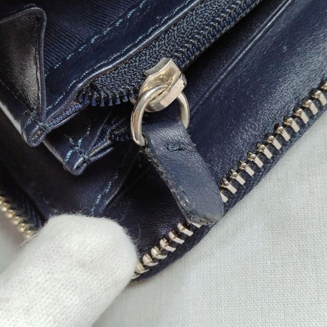 超美品 ジミーチュウ★スタースタッズ ジッピーウォレット エナメル 黒 化粧箱付