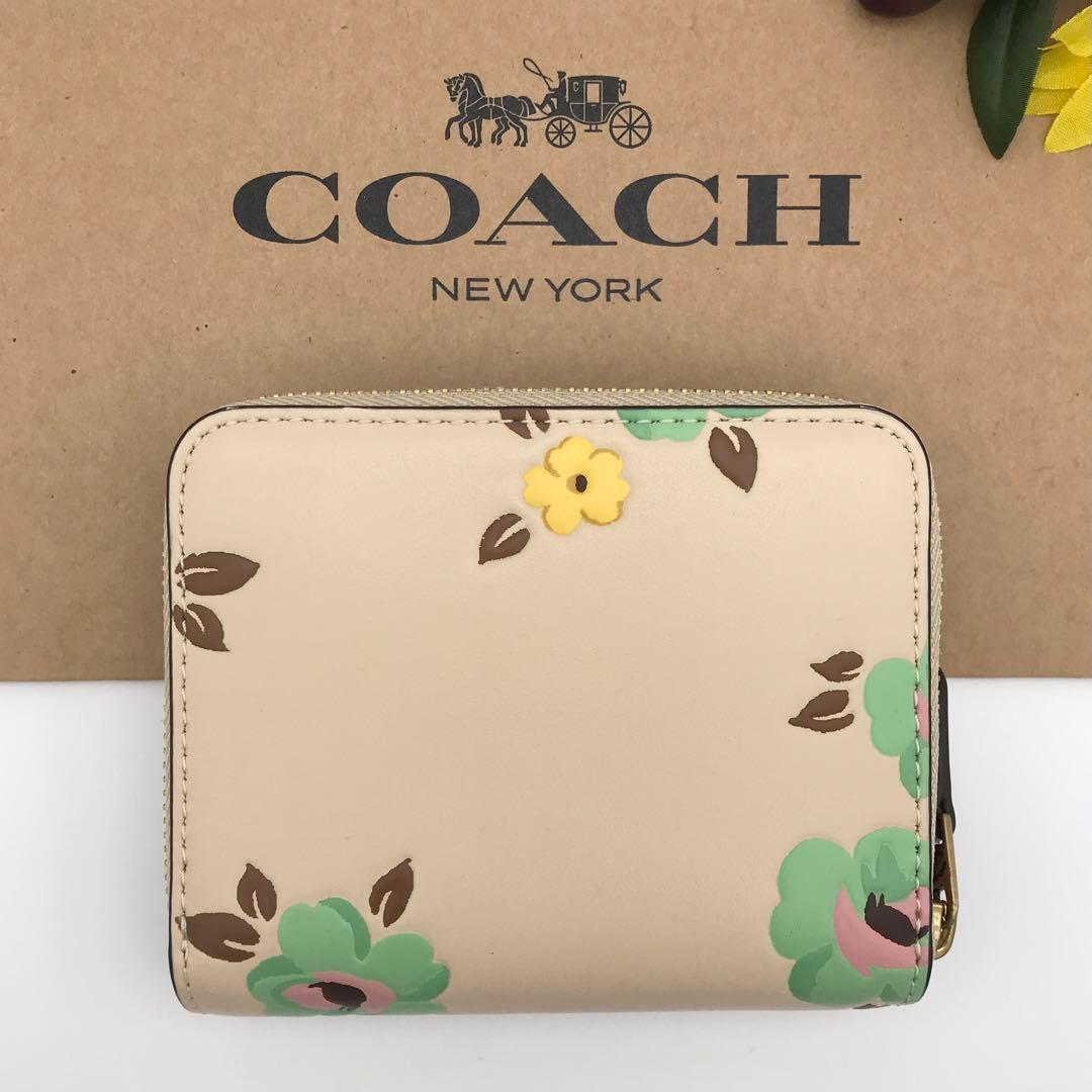 COACH 財布 ★大人気★ ビルフォールド ウォレット フローラル 花柄 新品
