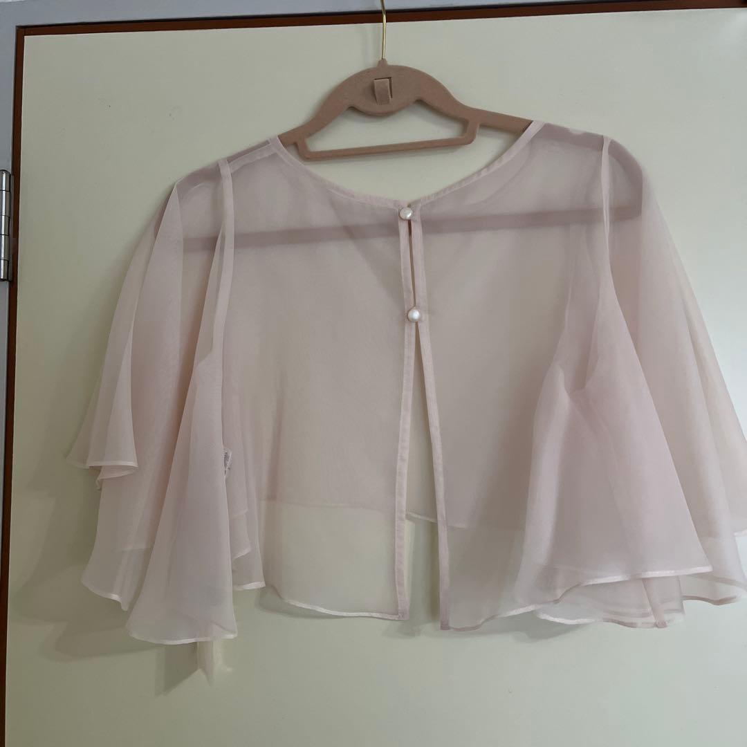 花柄ノースリーブパーティードレス ボレロ付　　AIMER 新品