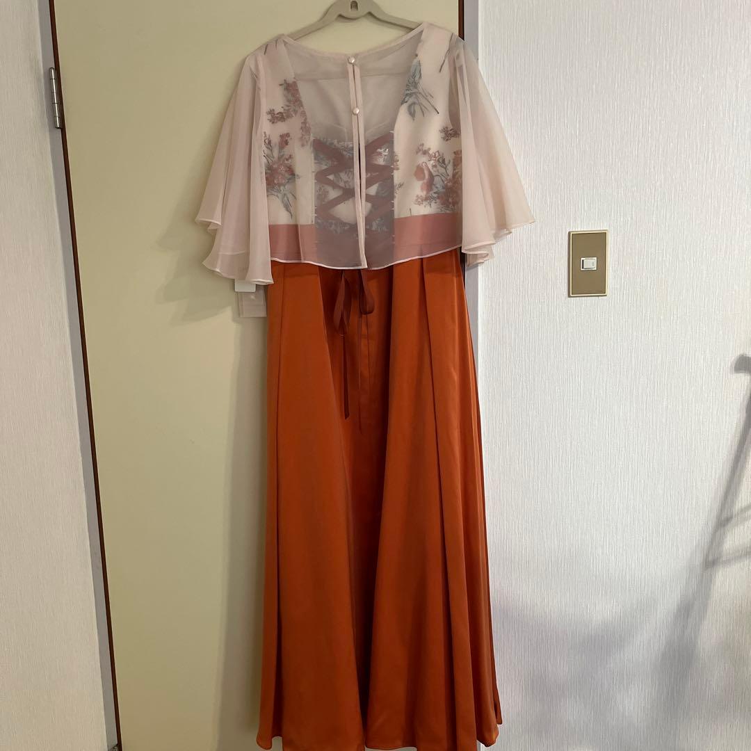 花柄ノースリーブパーティードレス ボレロ付　　AIMER 新品