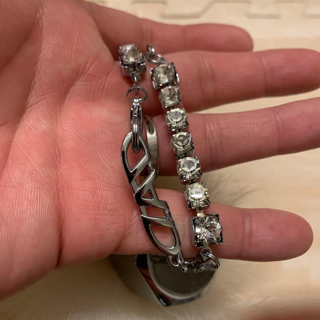 希少！D.A.D フォックスファークリスタルチェーン DAD GARSON