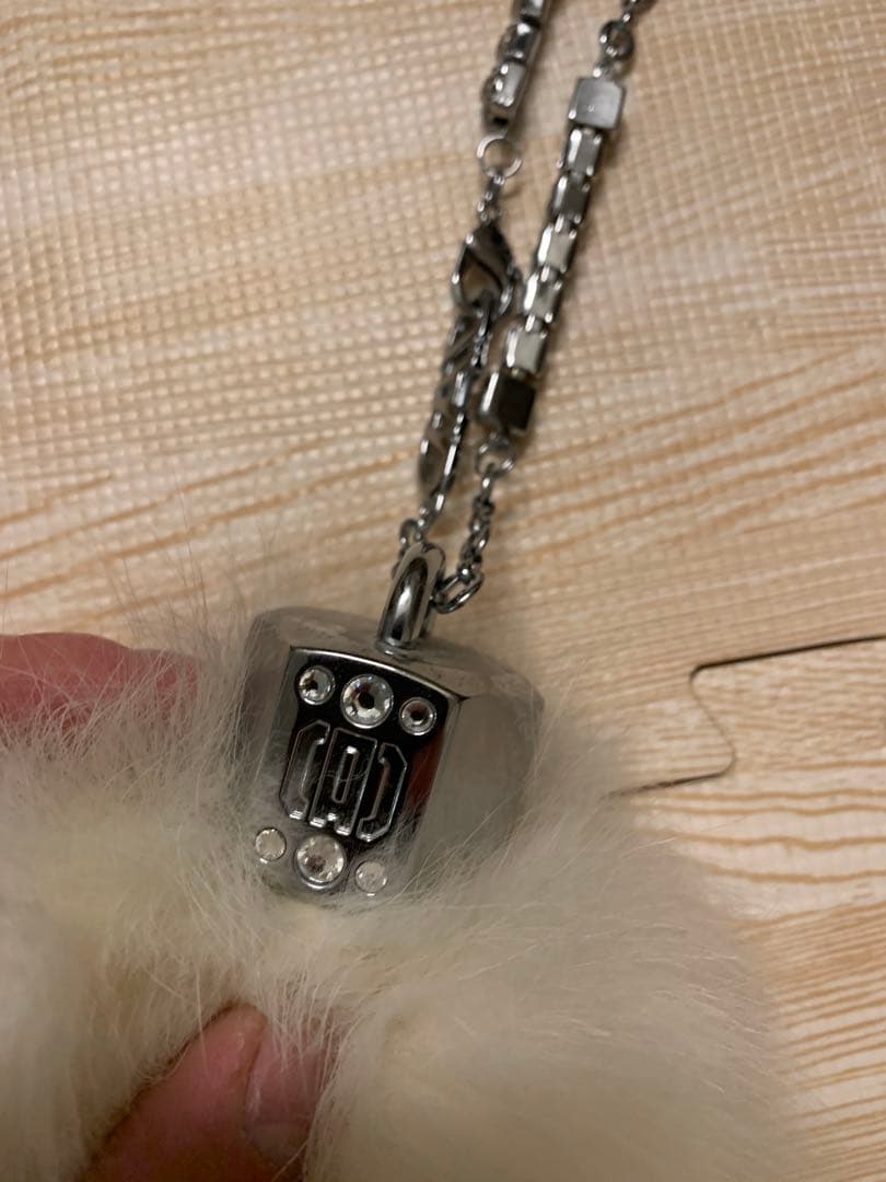 希少！D.A.D フォックスファークリスタルチェーン DAD GARSON