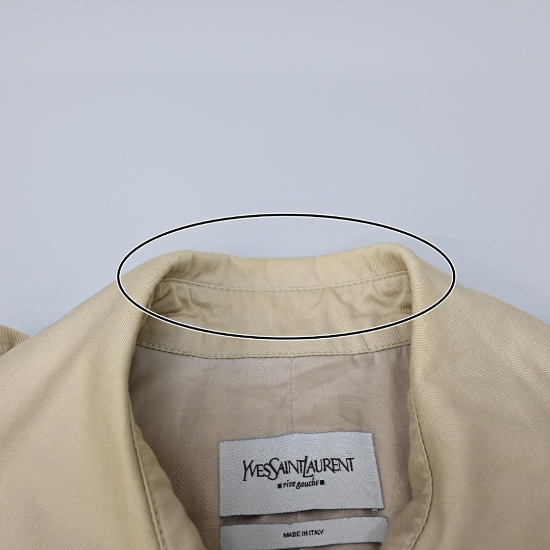 ■ 47420★年 イヴ サンローラン コート トレンチコート ベージュ