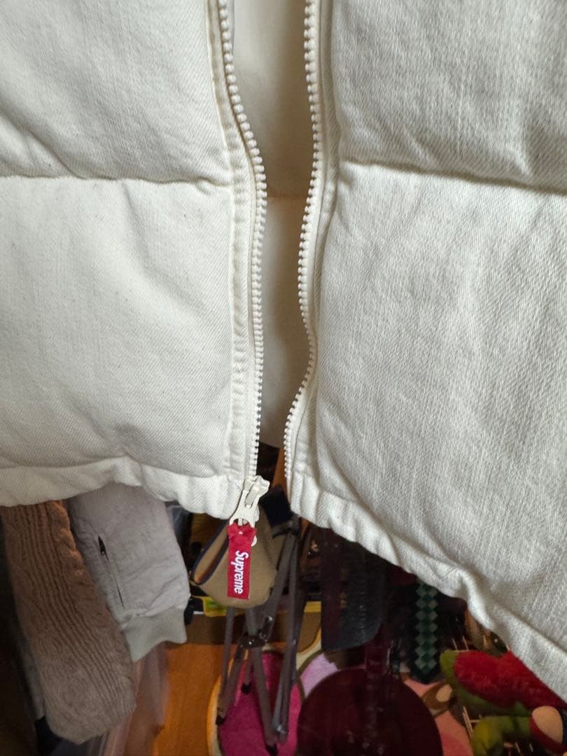 Nike/Supreme ダウンベスト ホワイト