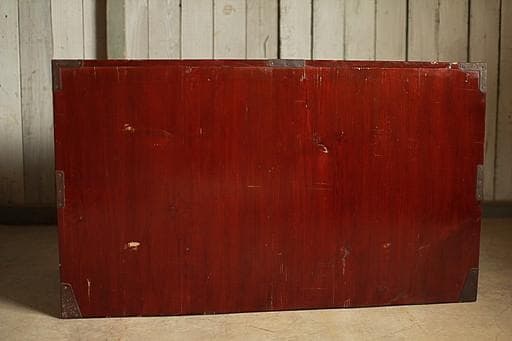 Akamaru 　綺麗な打ち出し金具庄内箪笥　2段　タンス　収納　古家具