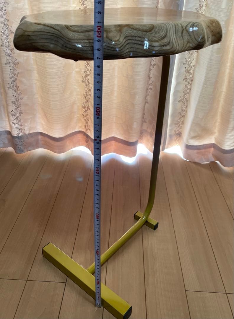 一枚板　無垢　サイドテーブル　コーヒーテーブル