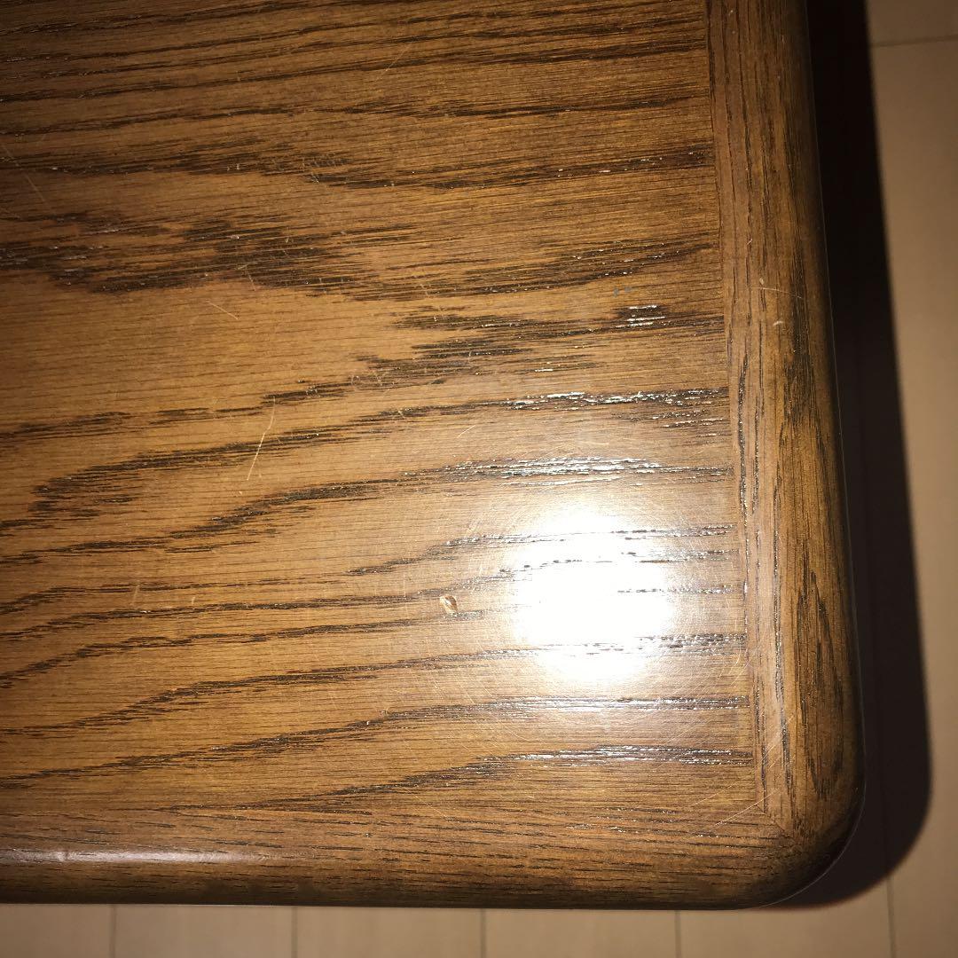 カリモク　座卓　正方形　重厚感