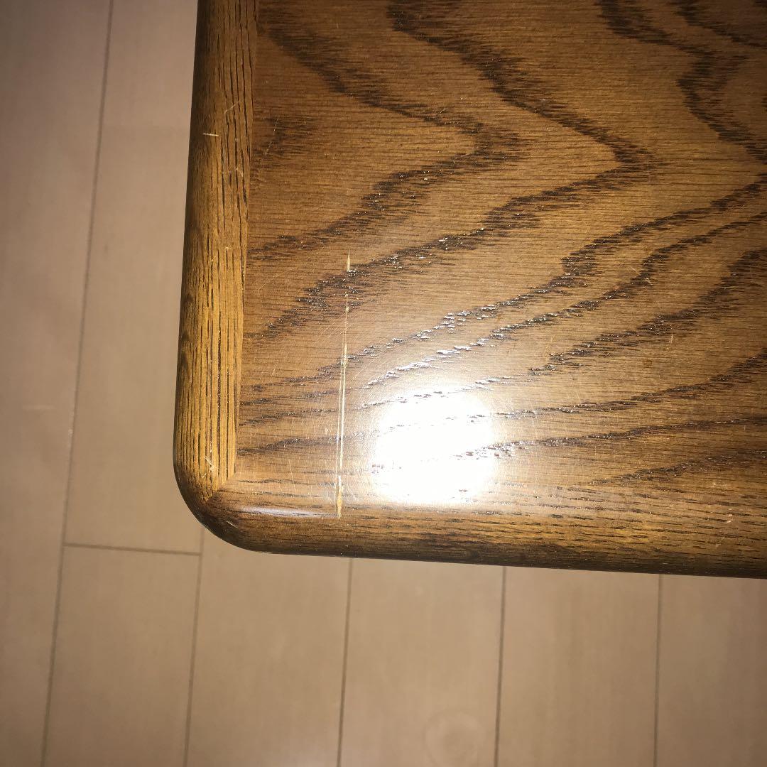 カリモク　座卓　正方形　重厚感