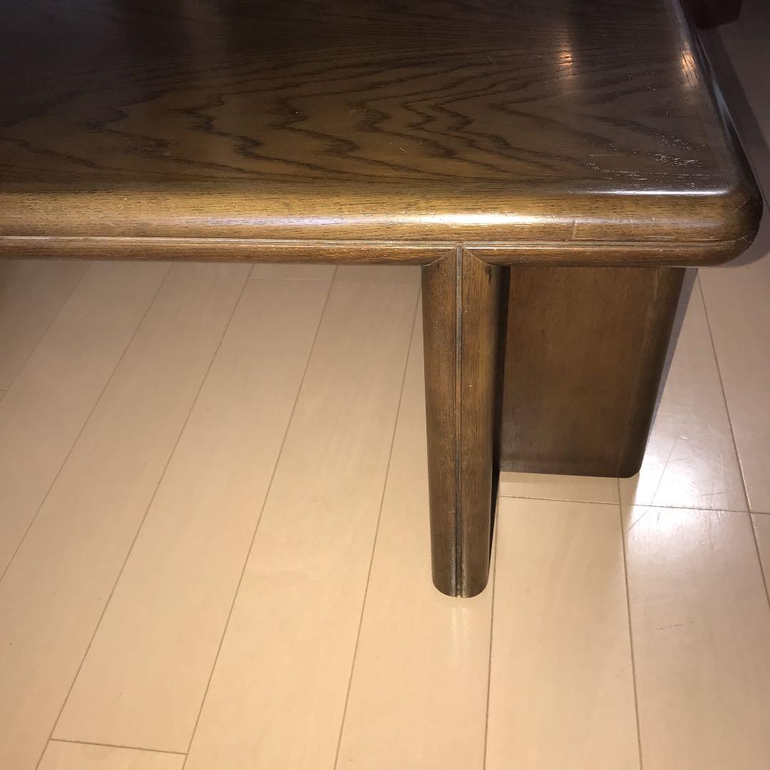 カリモク　座卓　正方形　重厚感