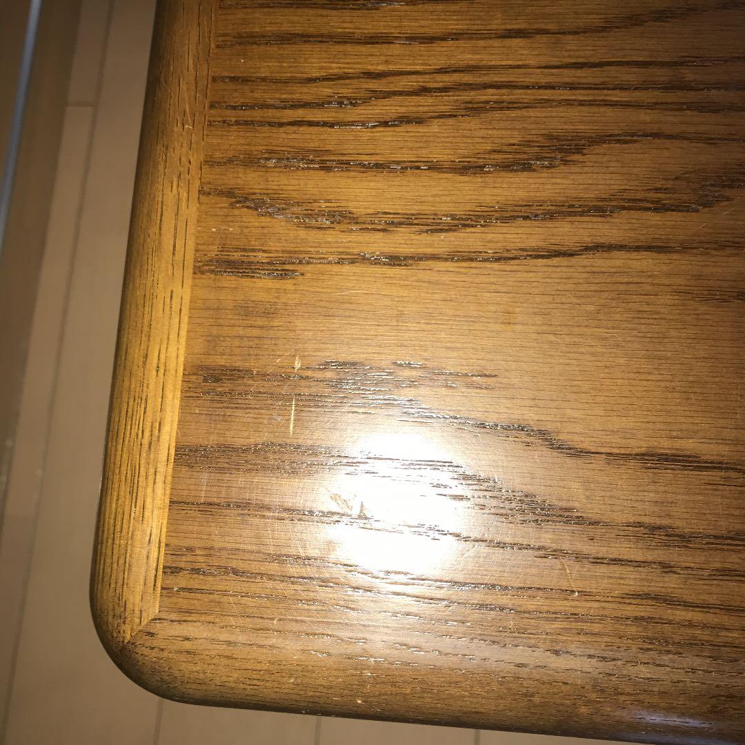 カリモク　座卓　正方形　重厚感