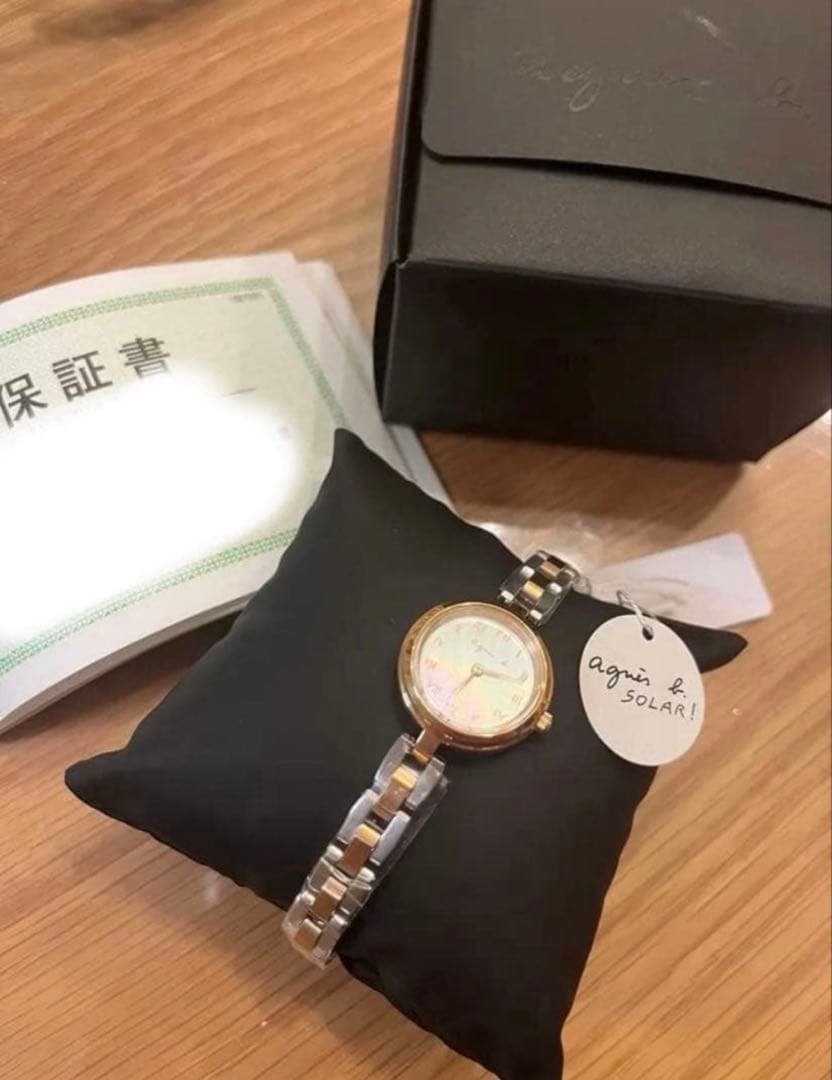 【新品未使用】agnès b. アニエスべー　腕時計　レディース　保証書付