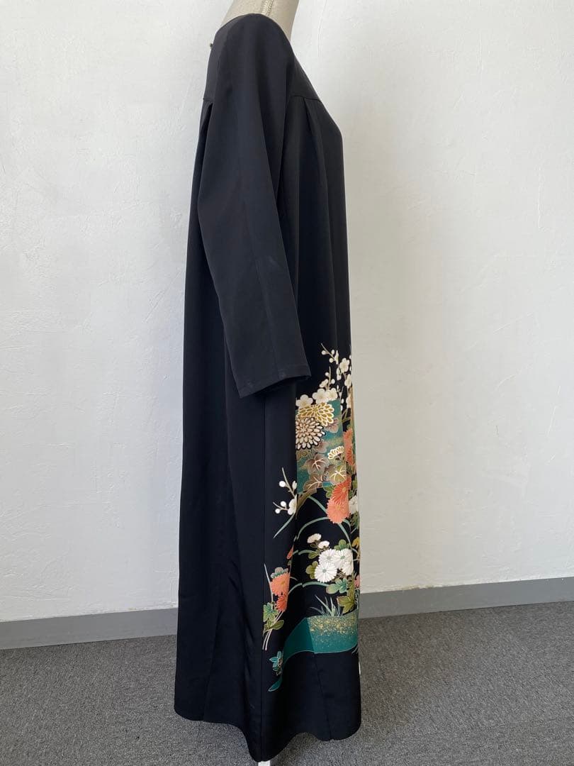 3219 着物　留袖　リメイク　ドレス　ワンピース