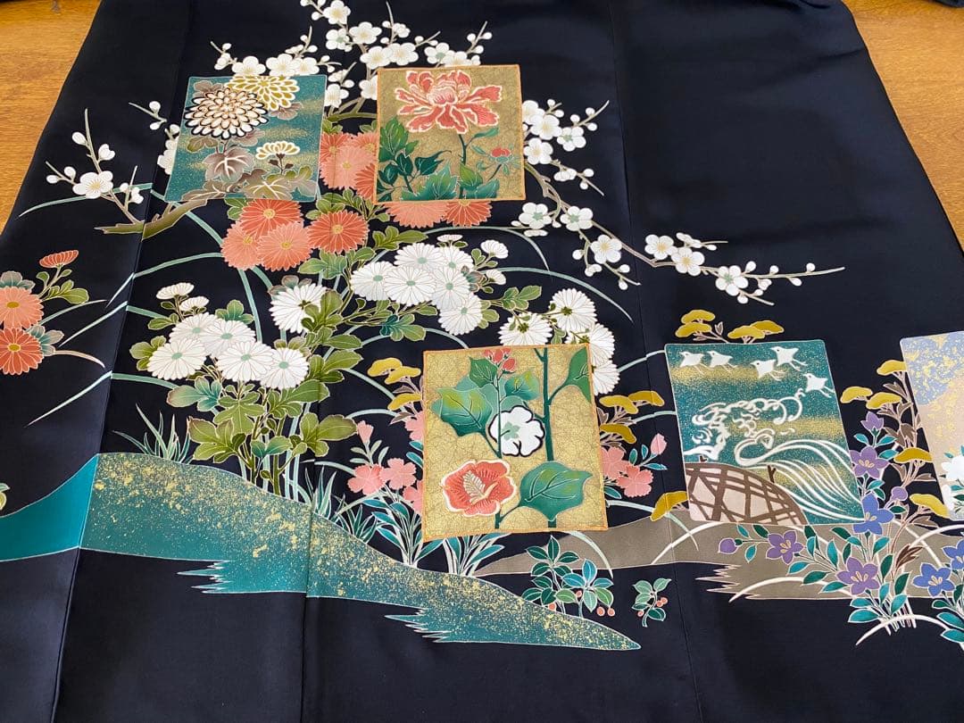 3219 着物　留袖　リメイク　ドレス　ワンピース