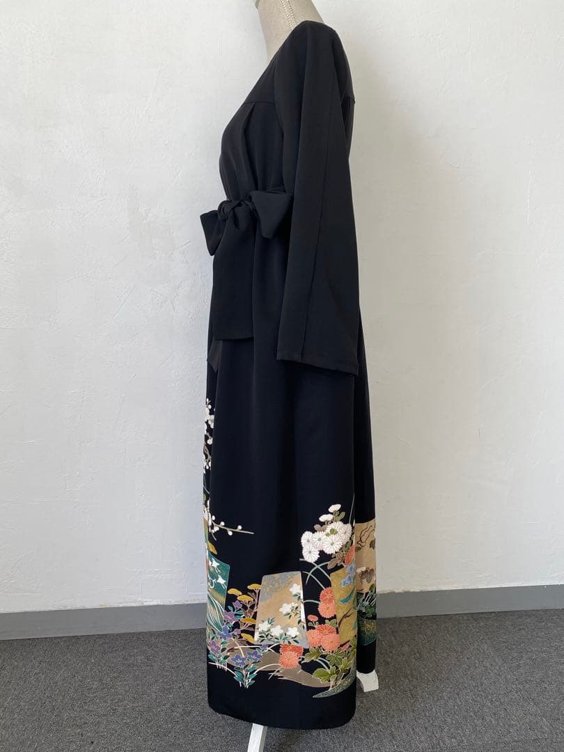 3219 着物　留袖　リメイク　ドレス　ワンピース