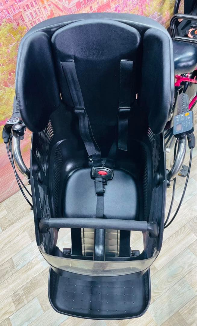 K1981 電動自転車パナソニック子供乗せ 20インチ 8.9Ah ピンク