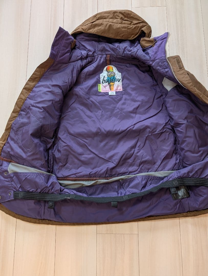 Burton ブラウン スノーボードジャケット パンツセットアップ