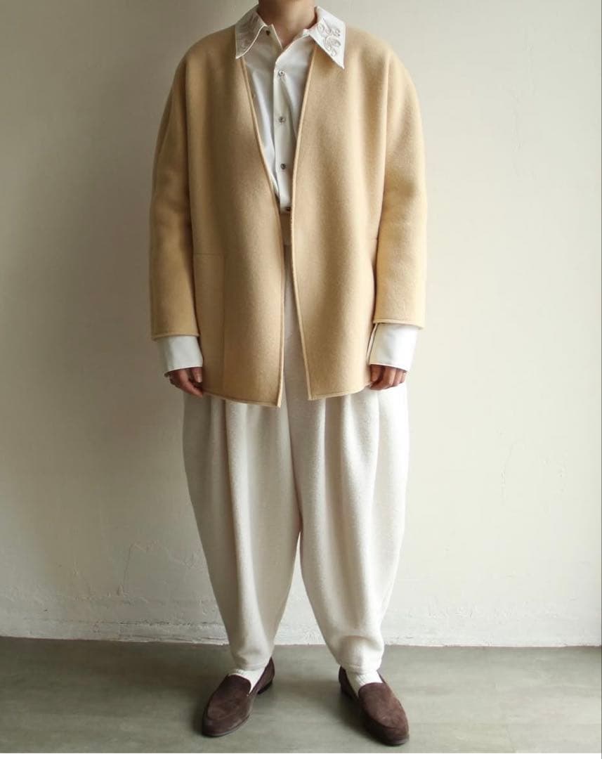 TENNE HANDCRAFTED MODERN ジャケット　オカイユ　ベルト付