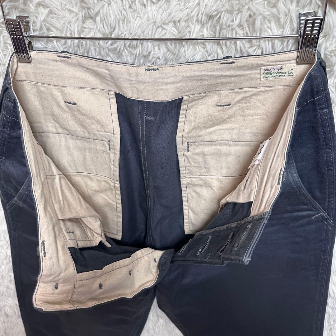 bjjjfウエアハウス DUCK DIGGER 1082 チノパンツ グレ