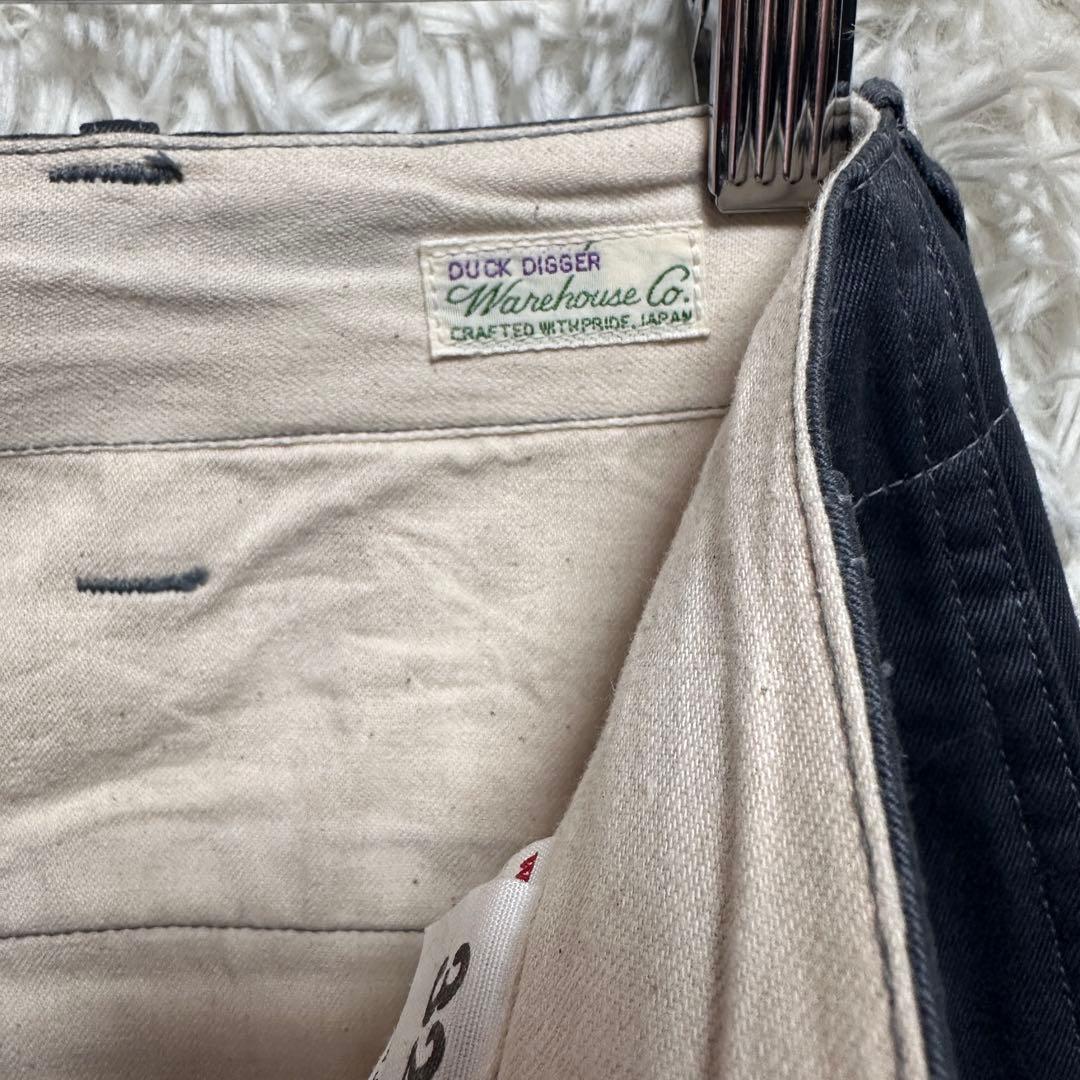 bjjjfウエアハウス DUCK DIGGER 1082 チノパンツ グレ