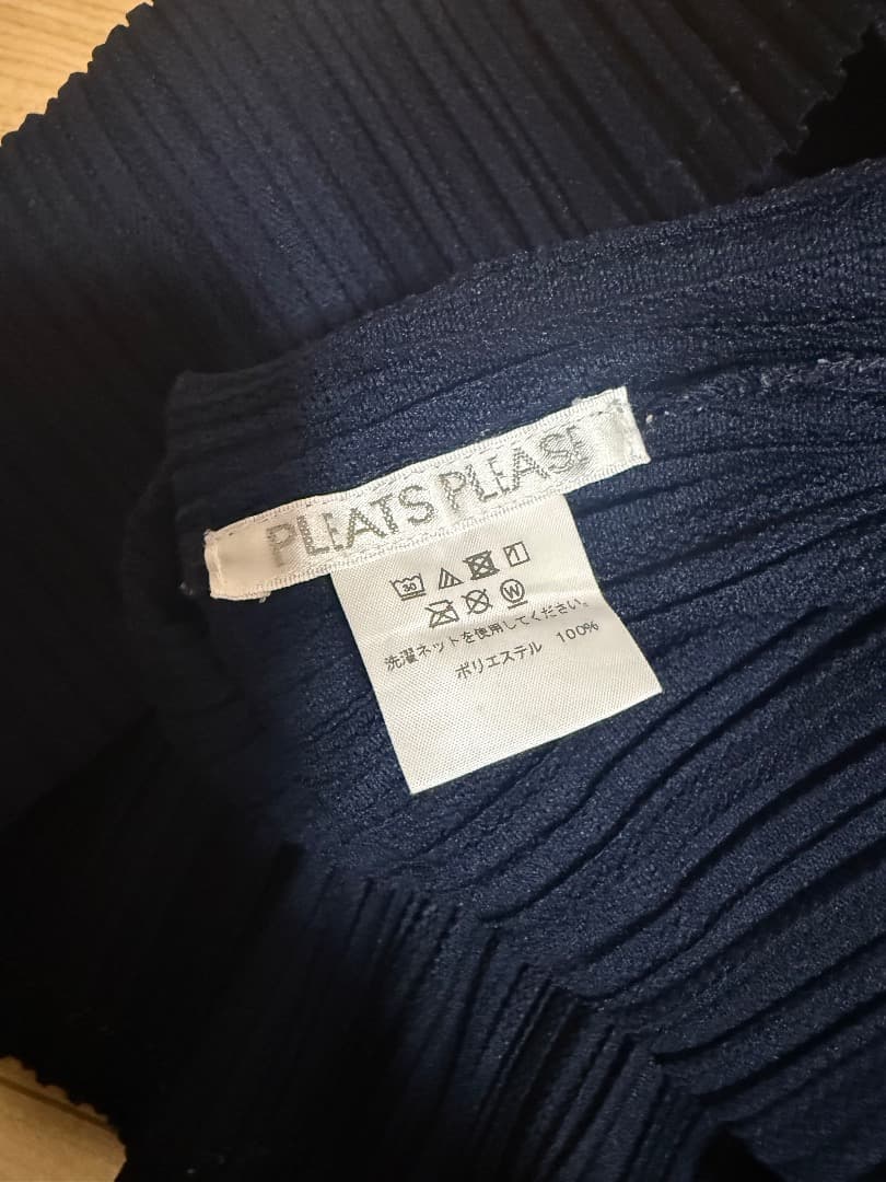 プリーツプリーズ　チュニック　ネイビー（紺）