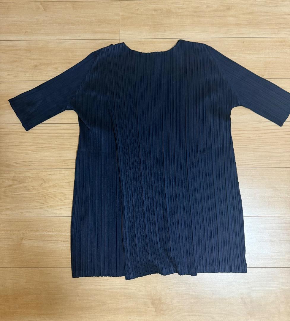 プリーツプリーズ　チュニック　ネイビー（紺）