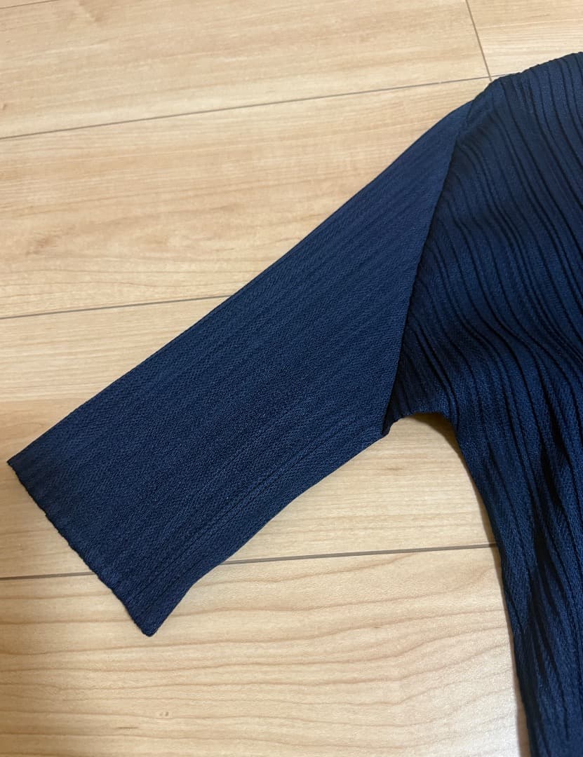 プリーツプリーズ　チュニック　ネイビー（紺）
