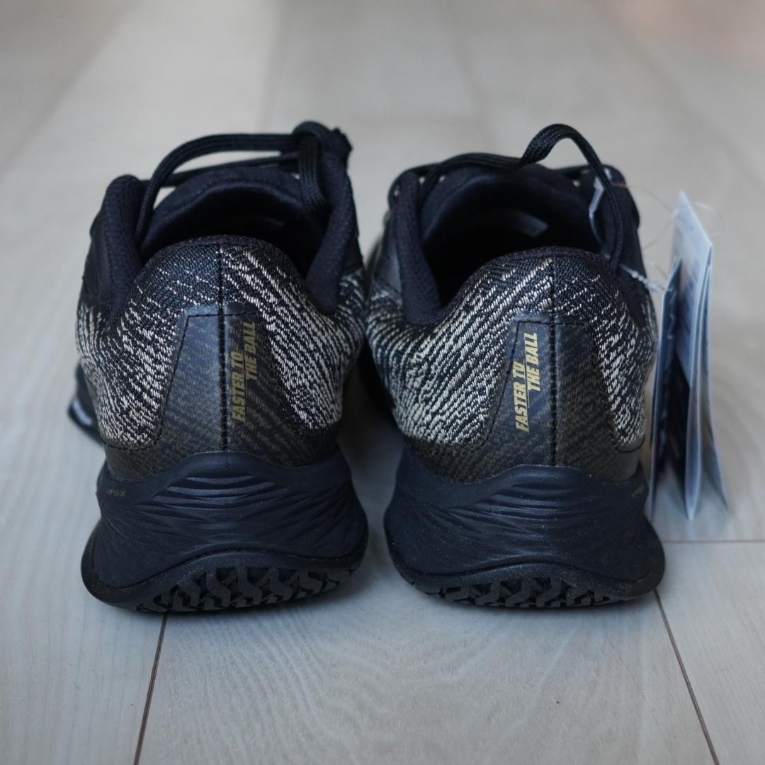 バボラ テニスシューズ オールコート メンズ 25cm ブラック／ゴールド