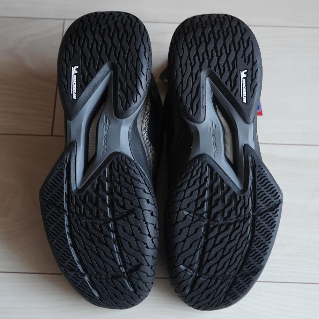 バボラ テニスシューズ オールコート メンズ 25cm ブラック／ゴールド