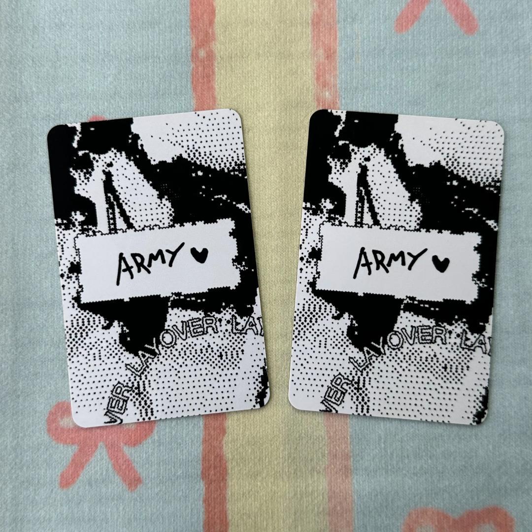 BTS Layover テヒョン 特典 トレカ 日本 2枚