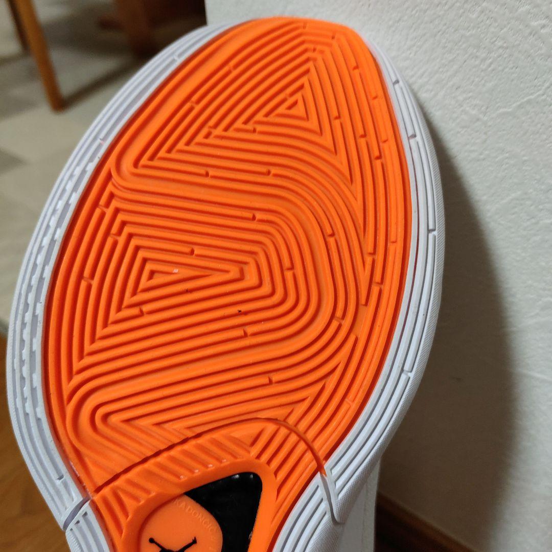 Jordan 1 バスケットボールシューズ ホワイト/オレンジ/ブラック