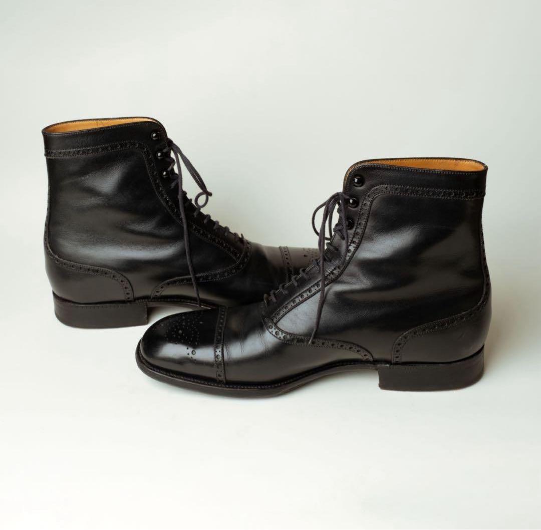 ジェイエムウエストン メダリオン レースアップブーツ size 6E