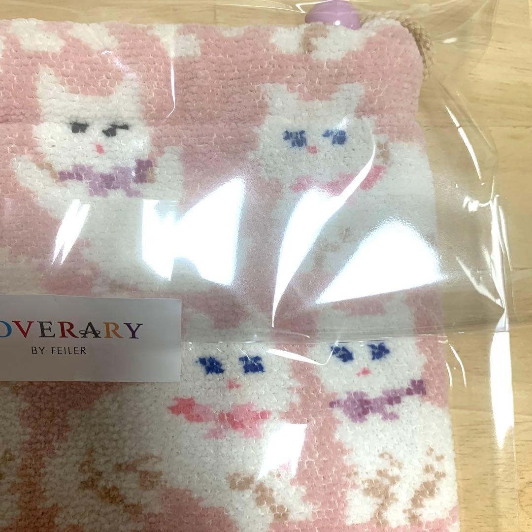 新品タグ付き　フェイラー　FEILER モフモフネコチャン 巾着
