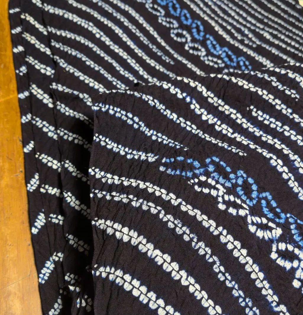 有松　鳴海　絞り　藍染　反物