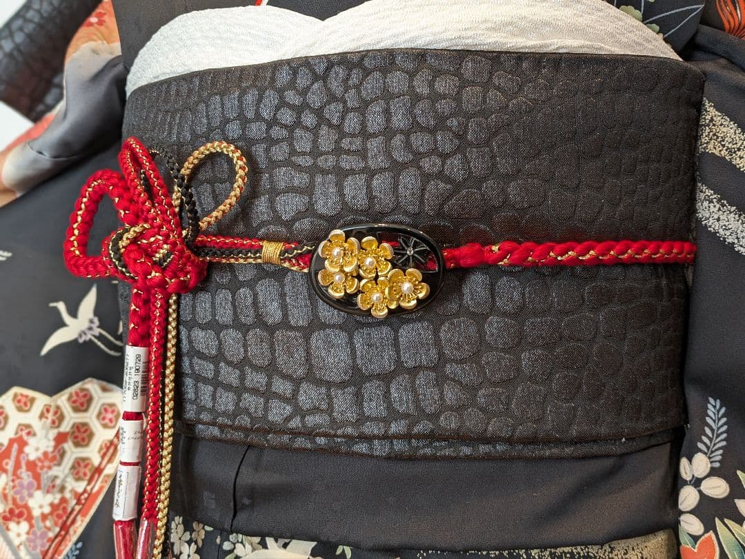 Kyoka様 振袖フルセット 身丈169裄65 豪華振袖 金彩 暈し染め 黒