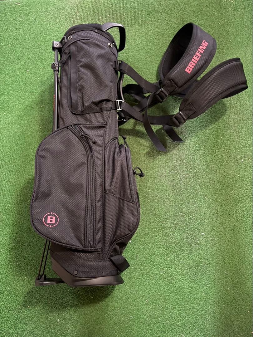 BRIEFING キャディバッグ 黒　ジュニア
