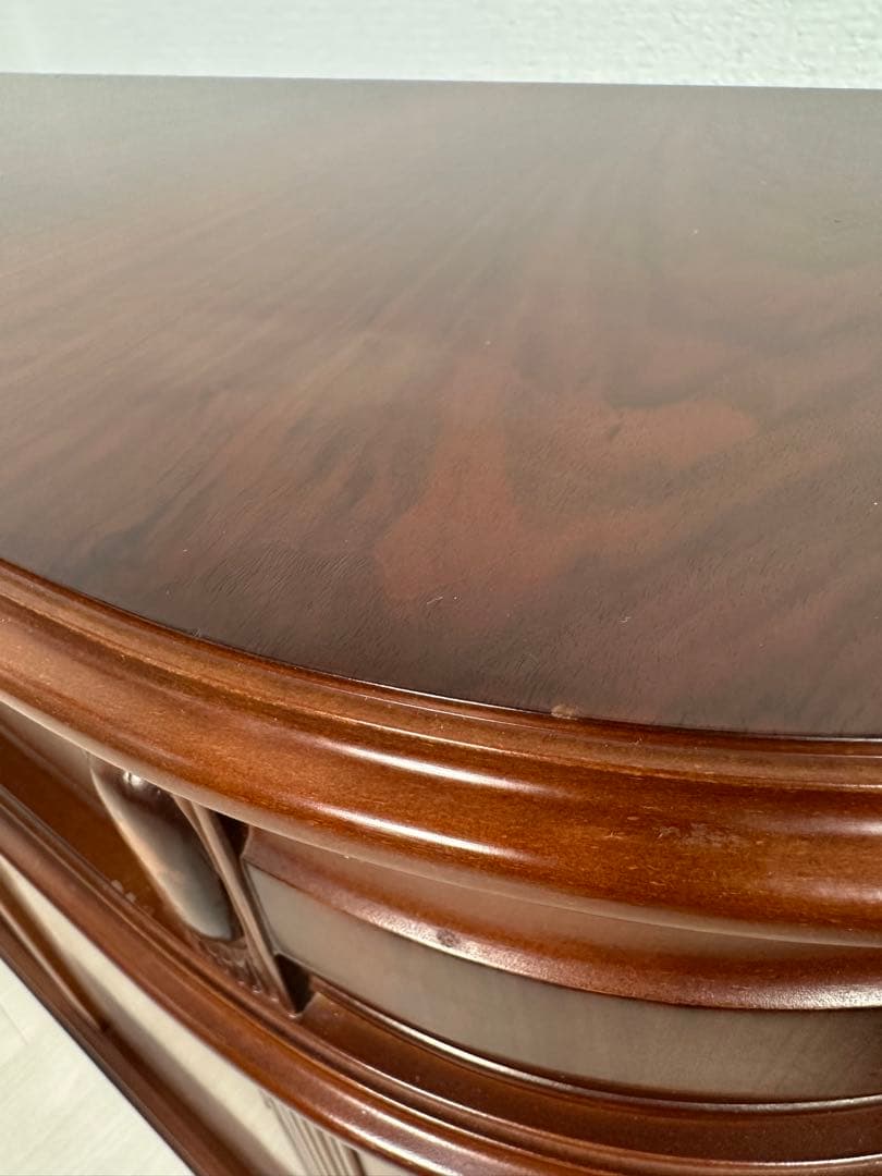 イタリア アンティーク調 象嵌 金具取手 サイドボード キャビネット ※i4※