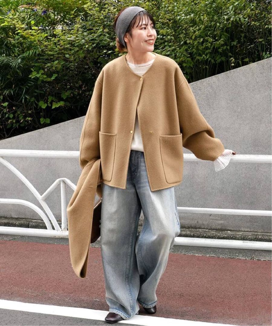 2025aw✴︎ Spick and Span ✴︎ビーバーストール付きセットコート