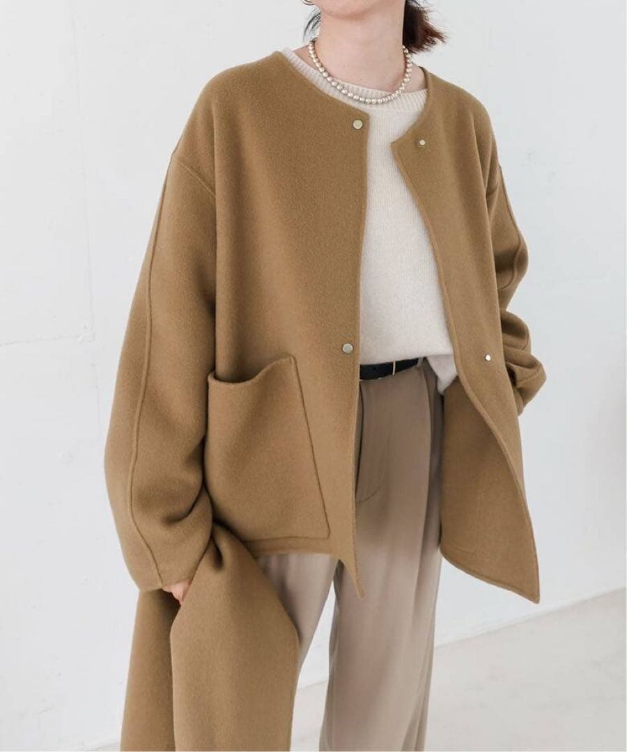 2025aw✴︎ Spick and Span ✴︎ビーバーストール付きセットコート