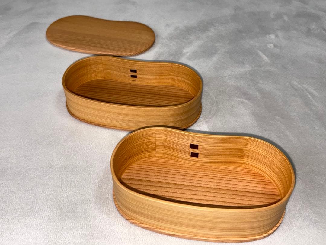 大館曲げわっぱ はんごう弁当 2段重ね 日本製 秋田杉 弁当箱