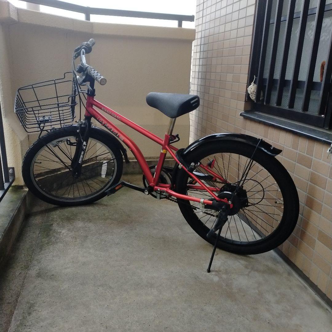 【さいたま市引き取り限定】あさひ子供自転車22インチ、ヘルメット附属