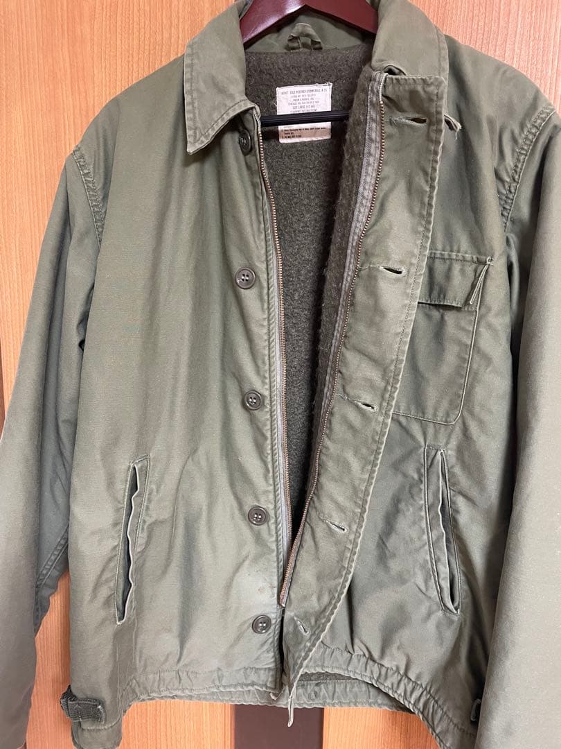 60年代 実物 USED 米軍 U.S.NAVY A-2デッキジャケット