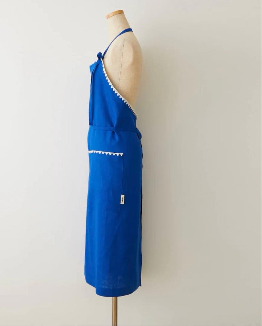 【新品・未開封】タキマキ　エプロン TAKIMAKI 滝沢眞紀子　ブルー