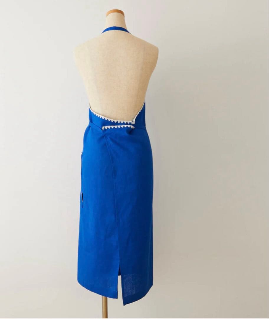 【新品・未開封】タキマキ　エプロン TAKIMAKI 滝沢眞紀子　ブルー