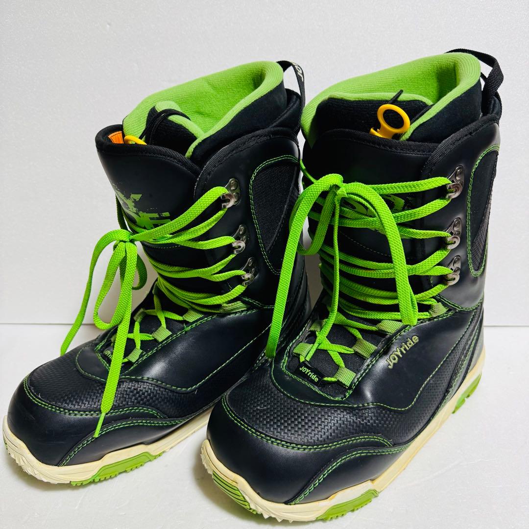 28cm JOYride スノーボードブーツ 黒/緑初心者格安特価激安
