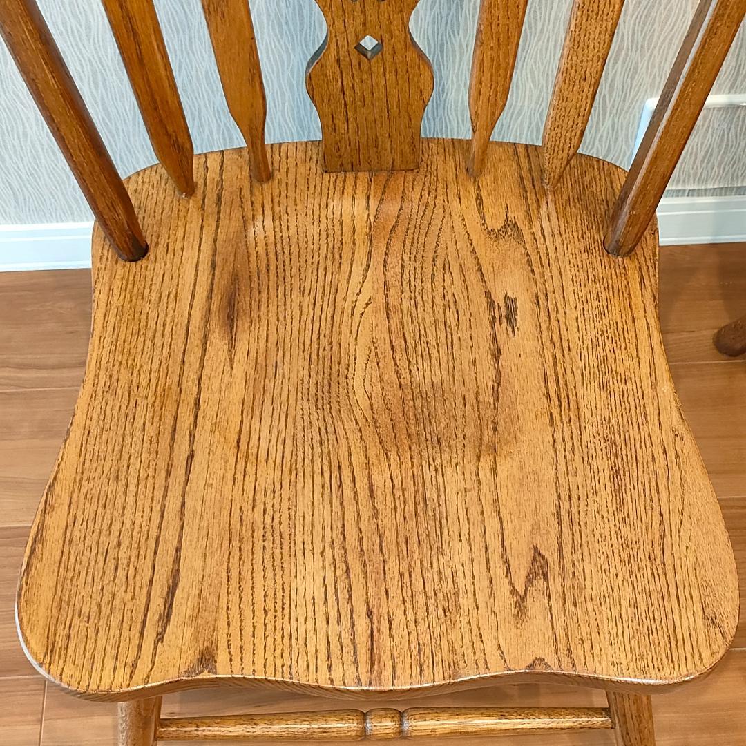 美品　ウィンザーチェア②　フープバック　オーク材　2脚セット