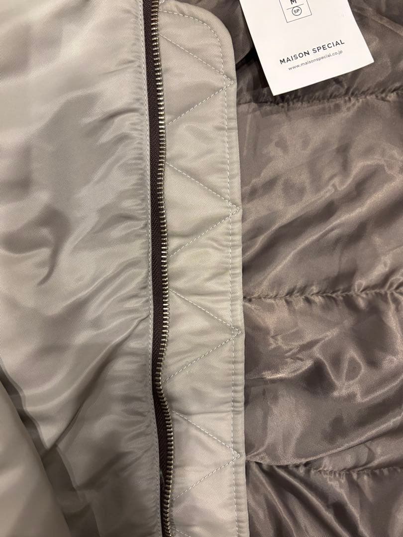 【未使用タグ付き】MAISON SPECIAL MA-1ジャケット25AW