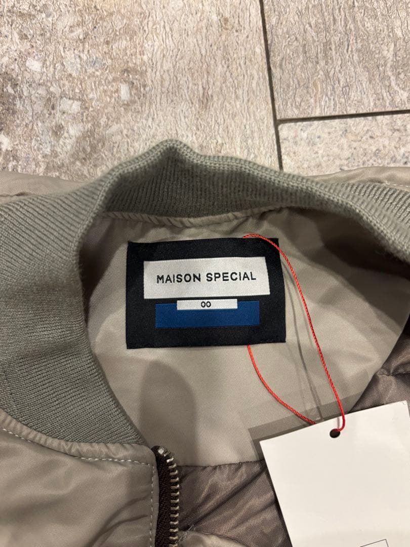 【未使用タグ付き】MAISON SPECIAL MA-1ジャケット25AW
