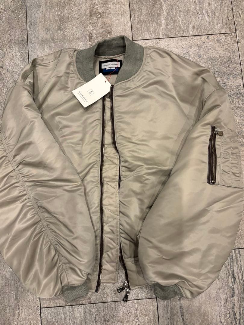 【未使用タグ付き】MAISON SPECIAL MA-1ジャケット25AW
